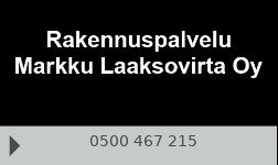 Rakennuspalvelu Markku Laaksovirta Oy logo